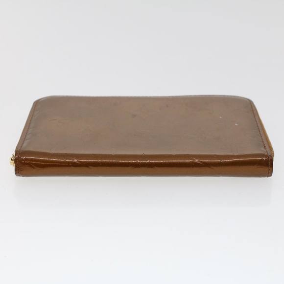 LOUIS VUITTON Monogram Vernis Eldridge Long Wallet Bronze M91127 LV Auth 46300 - Picture 3 of 16
